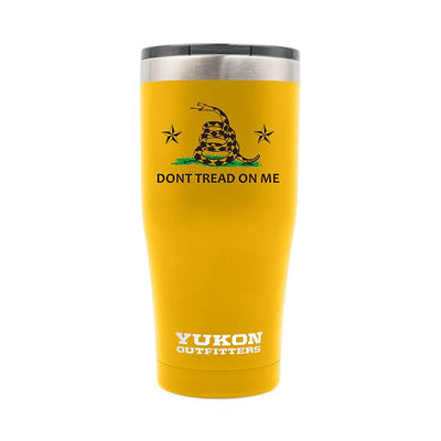 Yukon Outfitters Freedom 20oz Tumbler-Hunting/Outdoors-Don't Tread On Me Gold-Kevin's Fine Outdoor Gear & Apparel