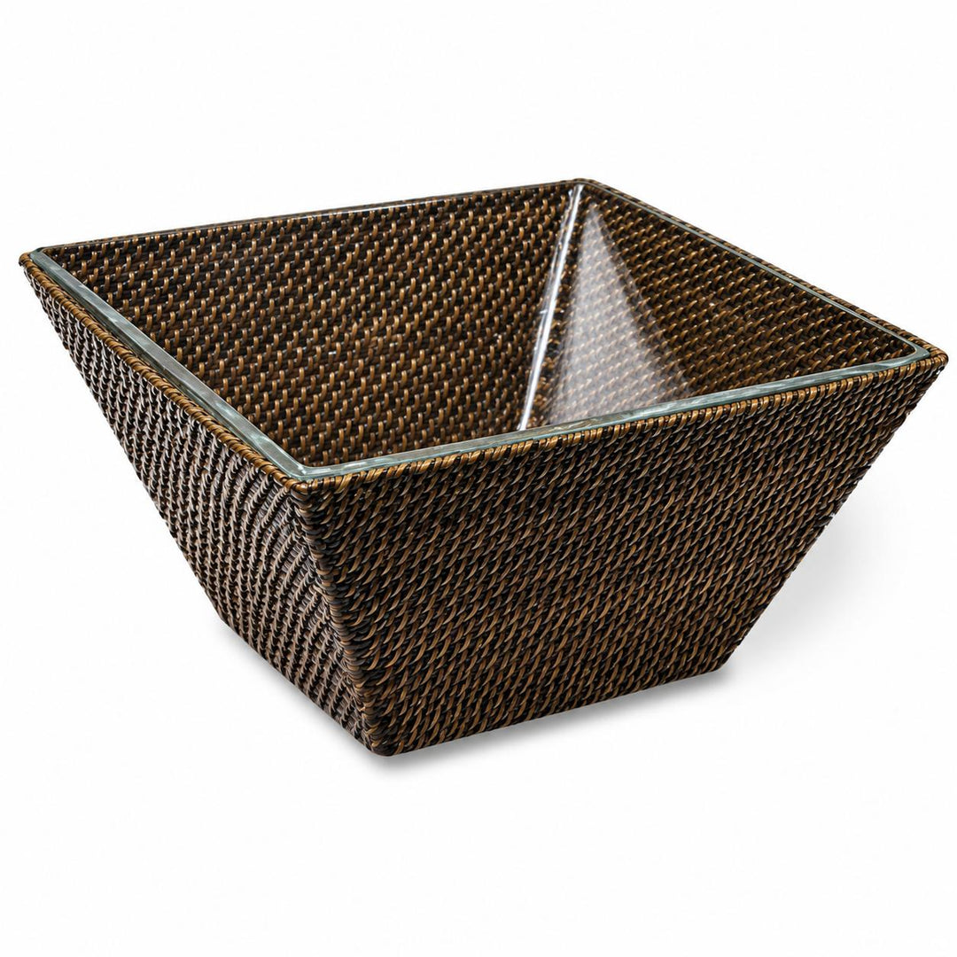 Wicker Square Salad Bowl-Home/Giftware-Kevin's Fine Outdoor Gear & Apparel