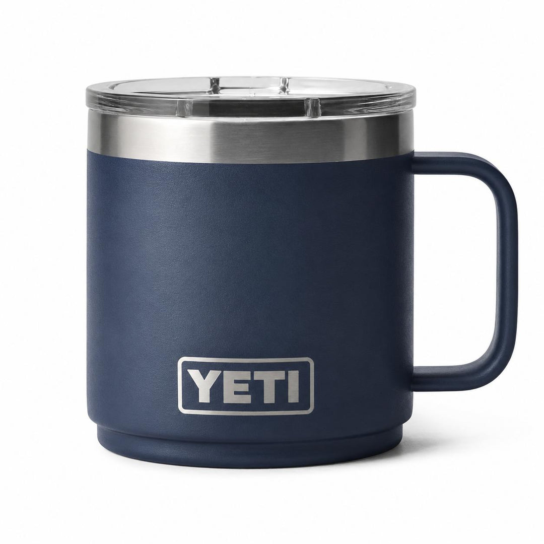 YETI Rambler 14 oz with Durasip Ceramic Lined Mug 2.0 with MagSlider Lid-Hunting/Outdoors-Navy-Kevin's Fine Outdoor Gear & Apparel