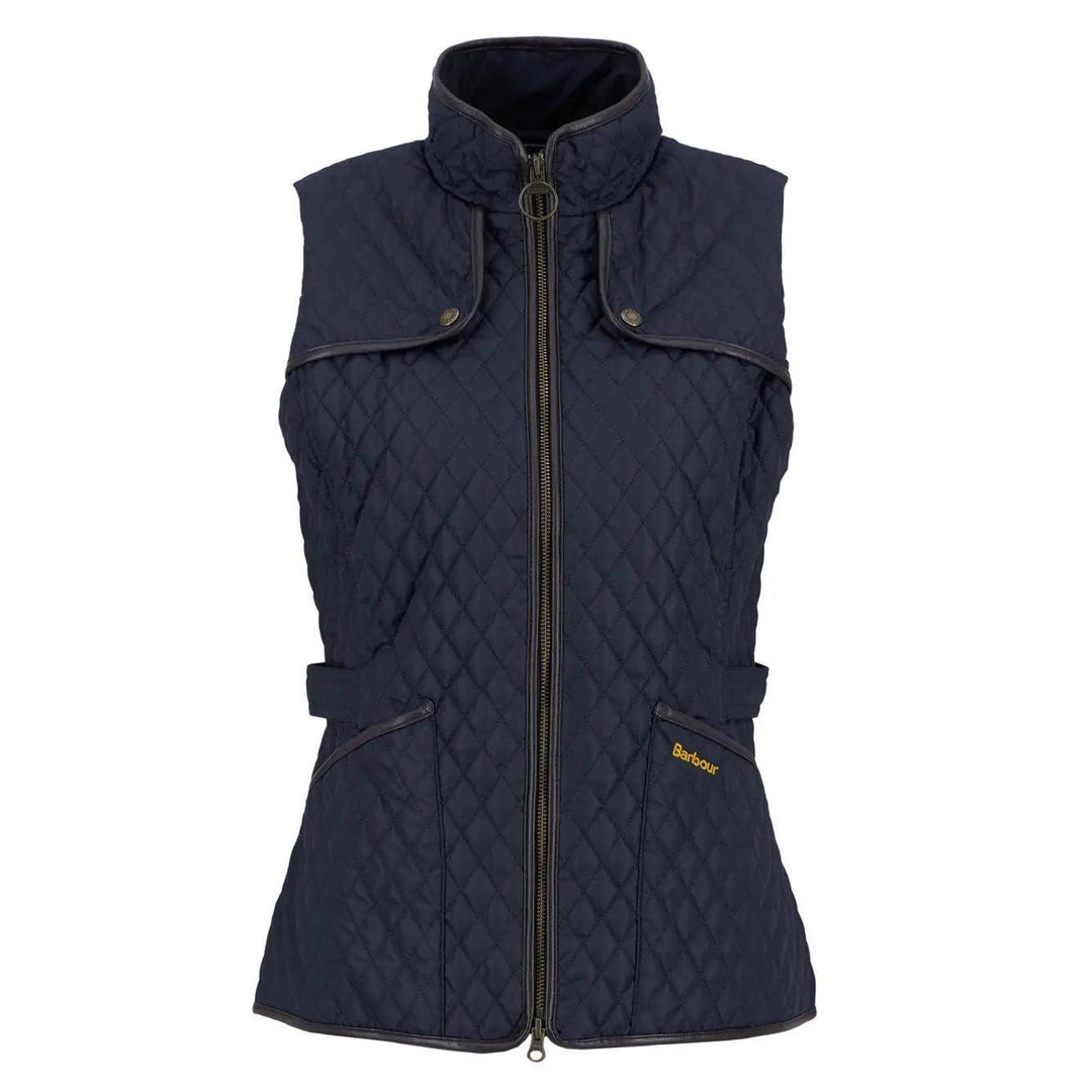 Barbour Dahlia Quilted Gilet-Women's Clothing-Dark Navy-US 4/UK8-Kevin's Fine Outdoor Gear & Apparel