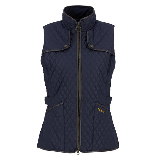 Barbour Dahlia Quilted Gilet-Women's Clothing-Dark Navy-US 4/UK8-Kevin's Fine Outdoor Gear & Apparel