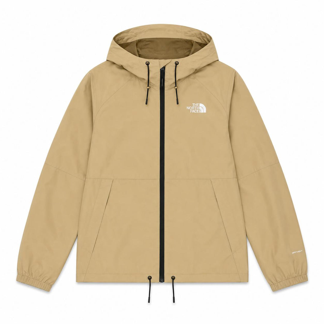 The North Face Men's Antora Rain Jacket with Hoodie-Men's Clothing-Khaki Stone-S-Kevin's Fine Outdoor Gear & Apparel