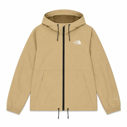 The North Face Men's Antora Rain Jacket with Hoodie-Men's Clothing-Khaki Stone-S-Kevin's Fine Outdoor Gear & Apparel