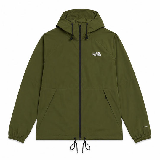 The North Face Men's Antora Rain Jacket with Hoodie-Men's Clothing-Woodland Green-S-Kevin's Fine Outdoor Gear & Apparel