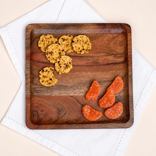 Small Square Acacia Wood Plate-Home/Giftware-Kevin's Fine Outdoor Gear & Apparel