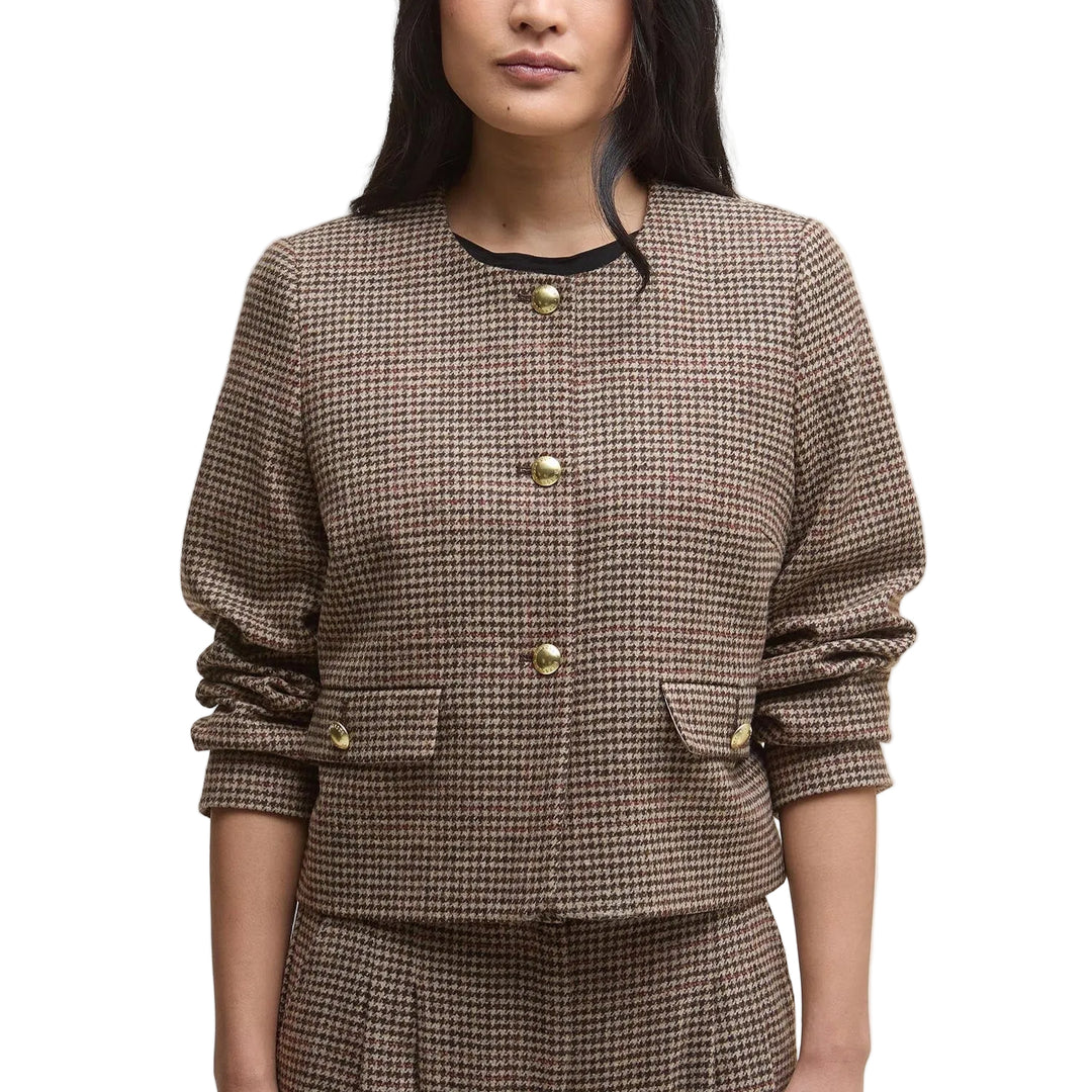 Barbour Corina Collarless Tailored Jacket-Women's Clothing-Kevin's Fine Outdoor Gear & Apparel