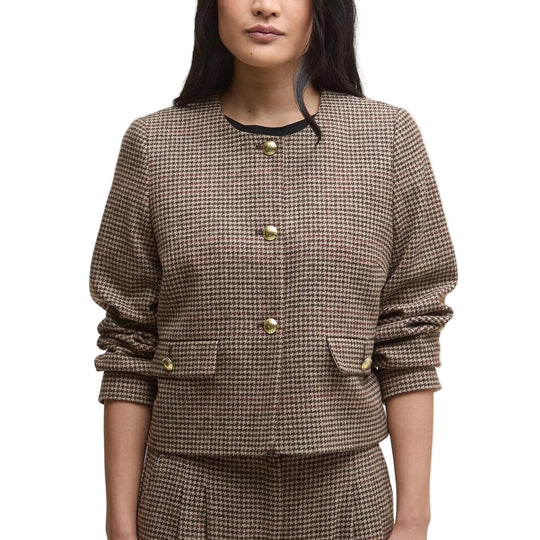 Barbour Corina Collarless Tailored Jacket-Women's Clothing-Kevin's Fine Outdoor Gear & Apparel