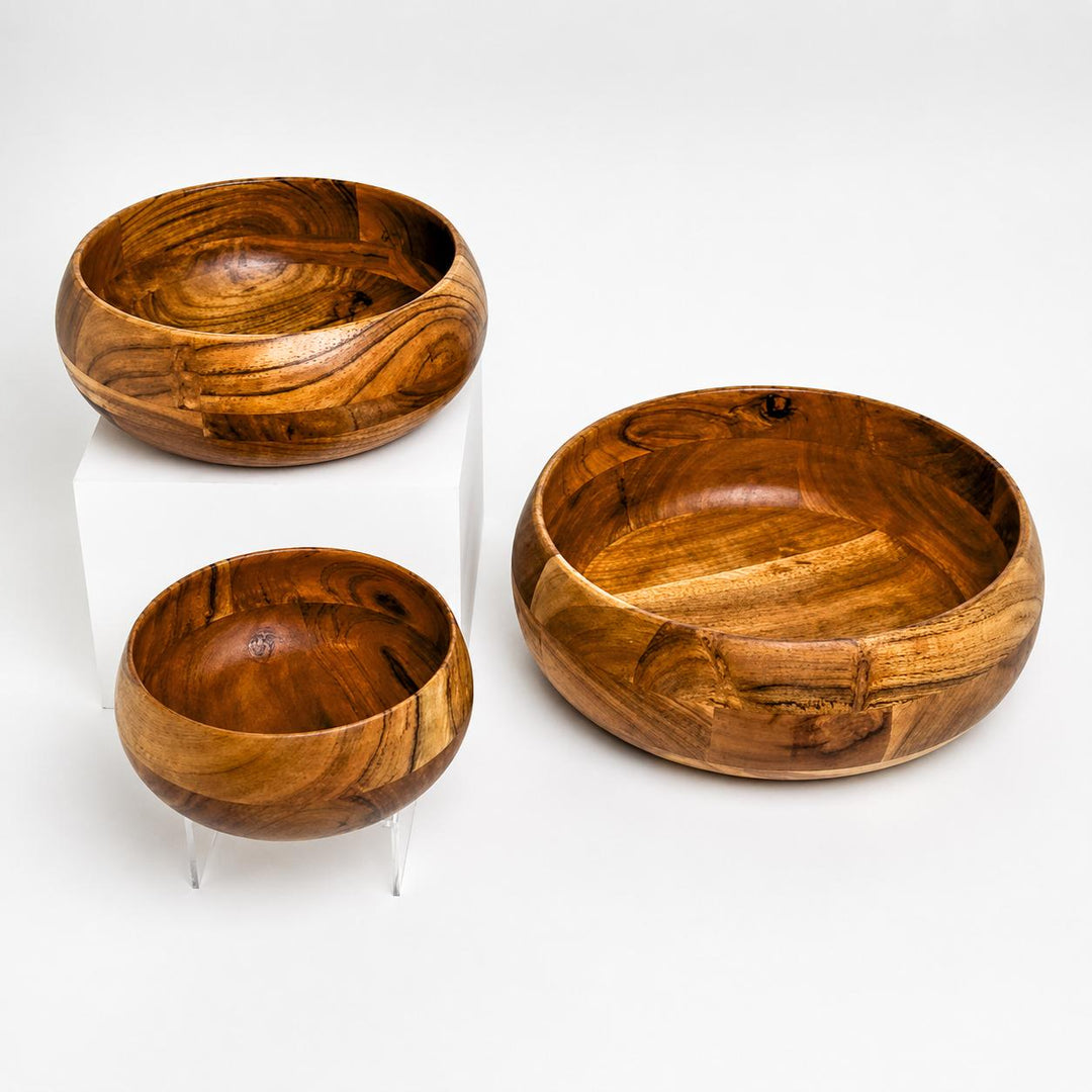 Handcrafted Wooden Bowls (Set of 3)-Home/Giftware-Kevin's Fine Outdoor Gear & Apparel