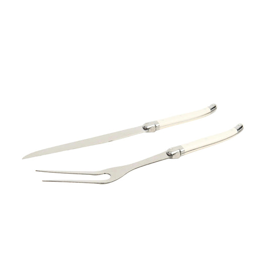 Laguiole Debutant Carving Set (Ivory)-Home/Giftware-Kevin's Fine Outdoor Gear & Apparel