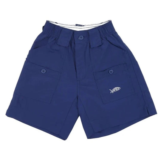 Aftco Boy's Original Fishing Short-Children's Clothing-Navy-20-Kevin's Fine Outdoor Gear & Apparel