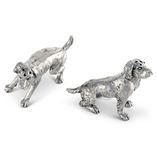 Pewter Salt & Pepper Set - Spaniels-Home/Giftware-Kevin's Fine Outdoor Gear & Apparel