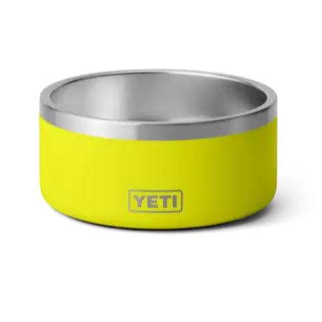 YETI Boomer 4 Dog Bowl-Pet Supply-Firefly Yellow-Kevin's Fine Outdoor Gear & Apparel