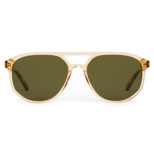 Krewe "Brando" Sunglasses-Sunglasses-Champagne + Iberia Polarized-Grass Green (P)-Kevin's Fine Outdoor Gear & Apparel