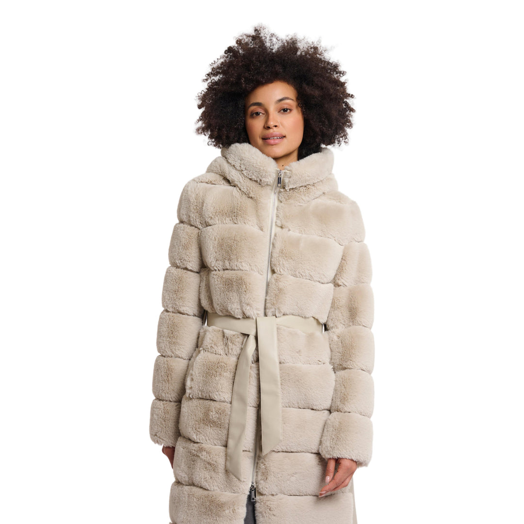 Rino & Pelle Bridget Faux Fur Coat-Women's Clothing-Birch-US2/EU34-Kevin's Fine Outdoor Gear & Apparel