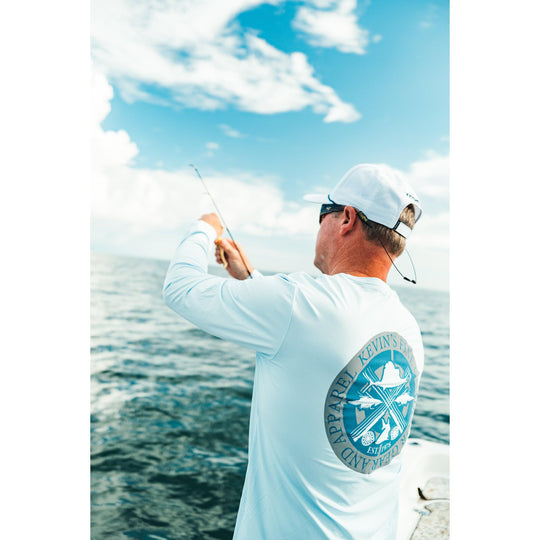 Kevin's Men's Patagonia Long Sleeve Quad-Crossed Rods Cool Crewneck-Men's Clothing-Kevin's Fine Outdoor Gear & Apparel