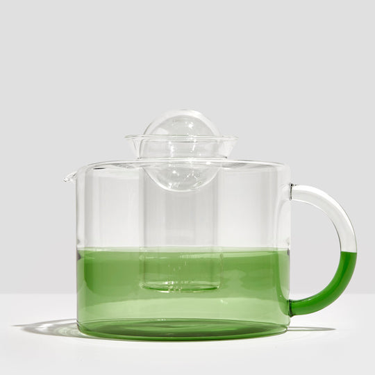 Fazeek Two Tone Teapot-Home/Giftware-Clear + Green-Kevin's Fine Outdoor Gear & Apparel
