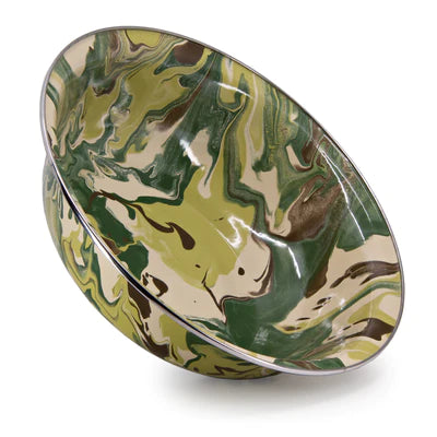 Golden Rabbit Enamelware Camouflage Serving Bowl-Home/Giftware-Kevin's Fine Outdoor Gear & Apparel