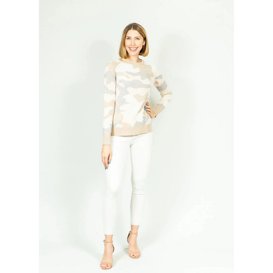 Women's Camo Swing Sweater-Women's Clothing-Natural-XS-Kevin's Fine Outdoor Gear & Apparel
