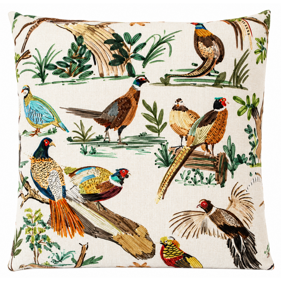 Kevin's Illustrated Game Bird Pillow