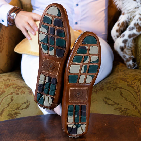 Martin Dingman Monte Carlo Oiled Saddle Leather Horse Bit Loafer-Men's Footwear-Kevin's Fine Outdoor Gear & Apparel