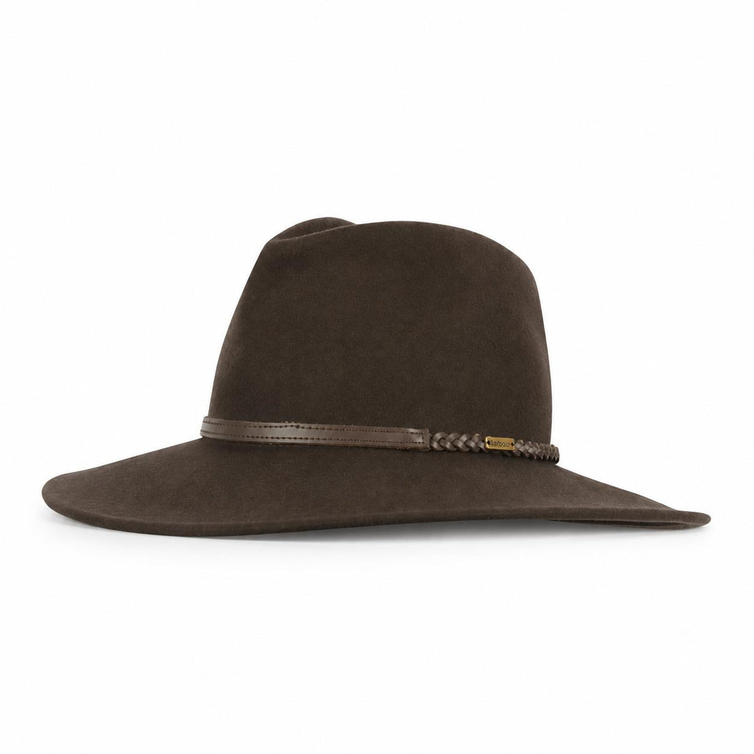 Barbour Women's Tack Fedora-Women's Accessories-Chocolate/Praline-S-Kevin's Fine Outdoor Gear & Apparel