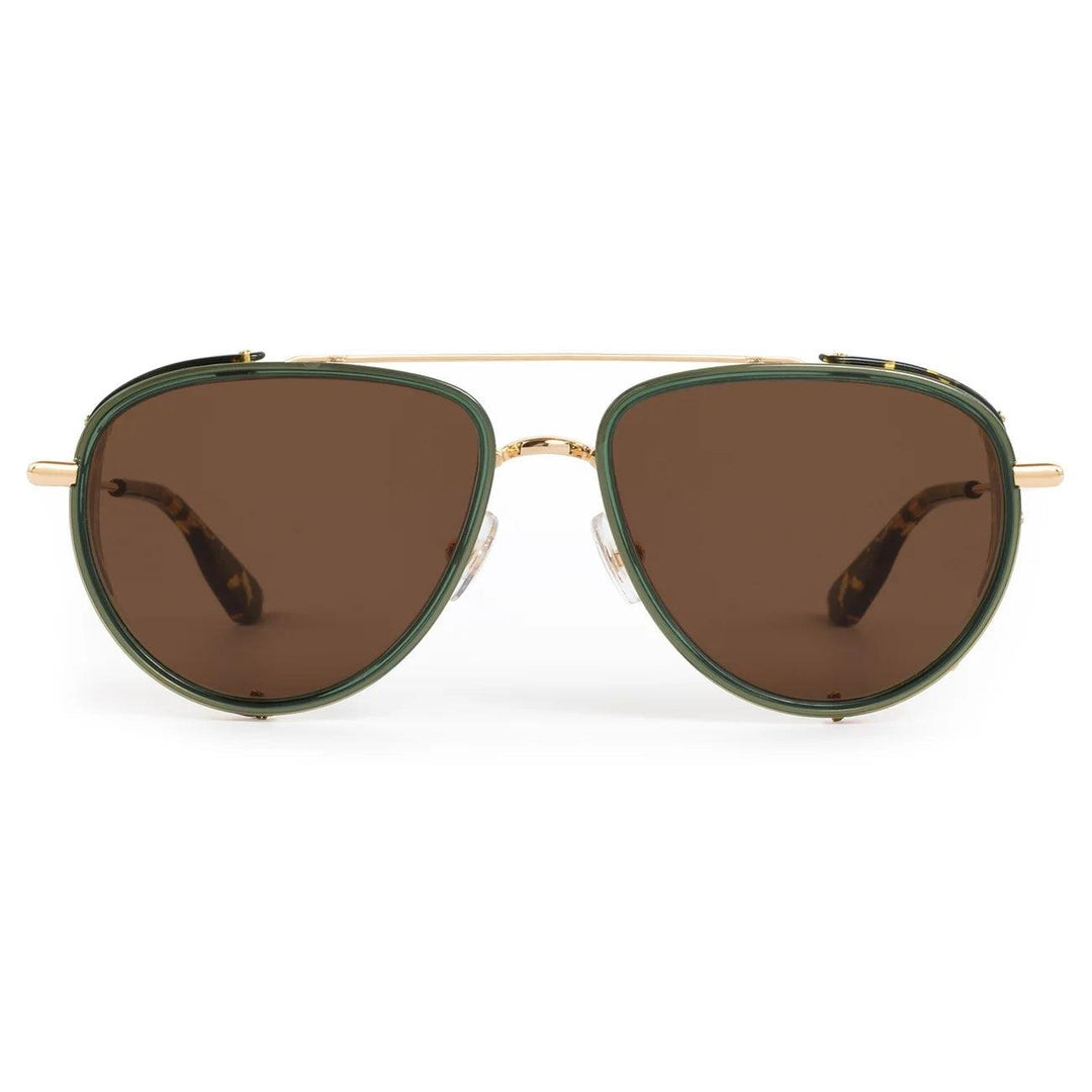 Krewe "Coleman Blinker" Sunglasses-Sunglasses-Bottle Green + Zulu 18K-Amber-Kevin's Fine Outdoor Gear & Apparel
