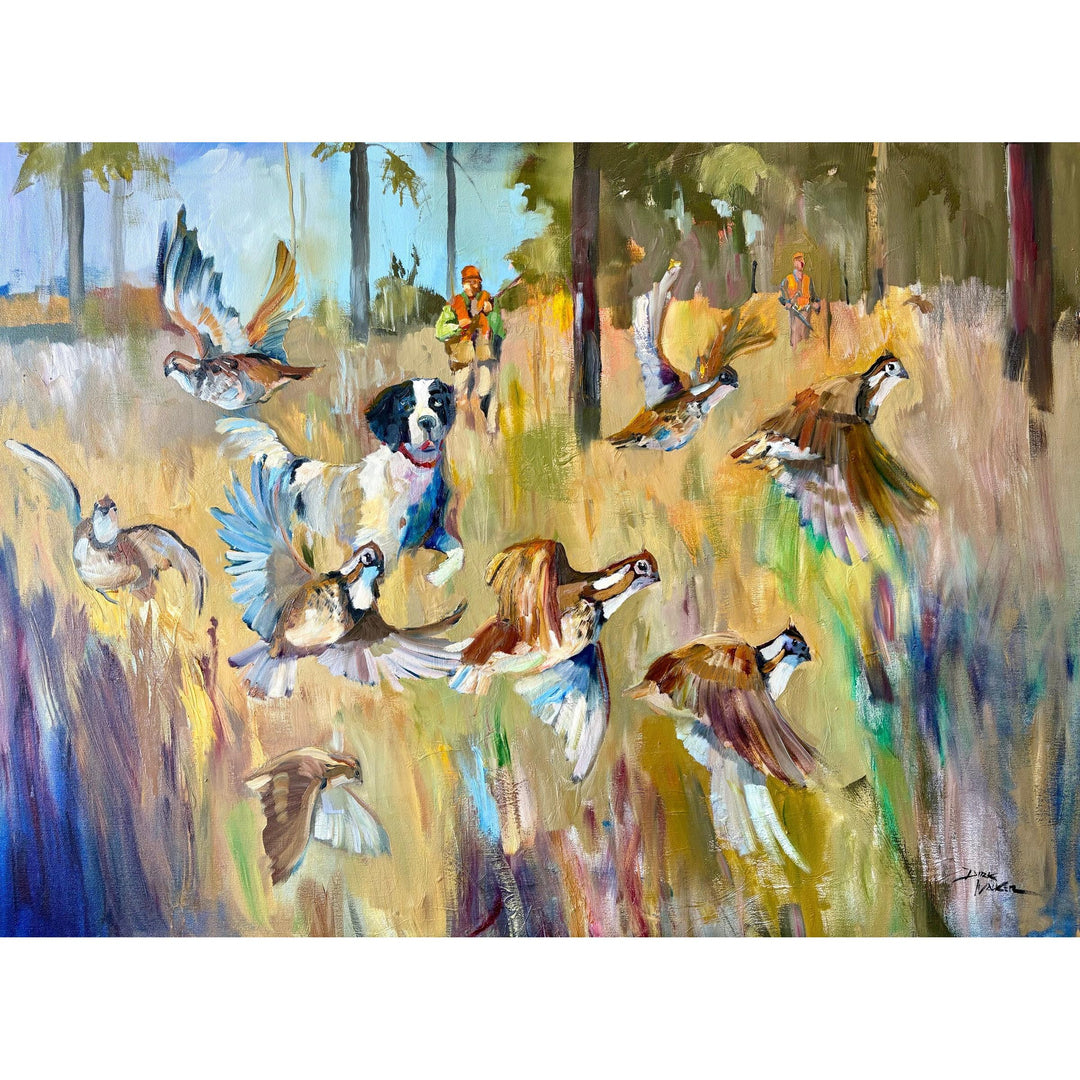 "Gusto Covey-Bobwhite Quail" Painting by Dirk Walker-Home/Giftware-Kevin's Fine Outdoor Gear & Apparel