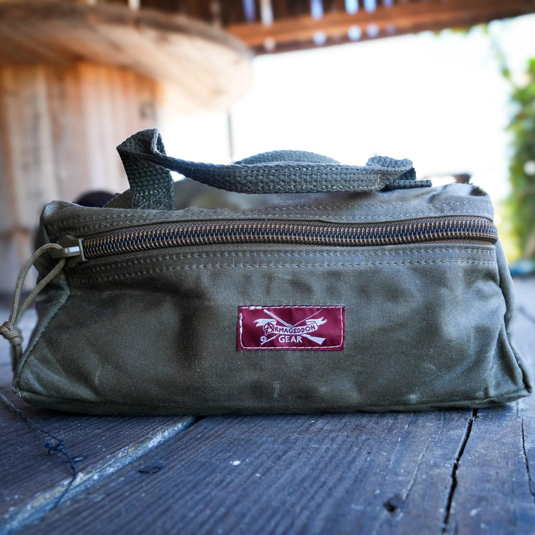 Armageddon Gear Waxed Canvas Dopp Kit-Top Zip Utility Pouch-Luggage-Kevin's Fine Outdoor Gear & Apparel