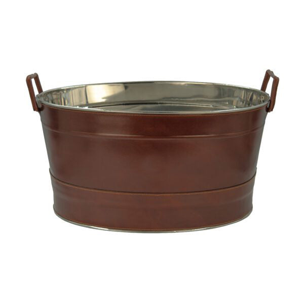 Kevin's Leather Wrapped Ice Tub-Home/Giftware-Kevin's Fine Outdoor Gear & Apparel