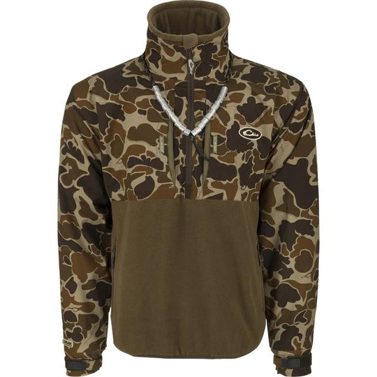 Drake MST Guardian Eqwader Flex Fleece 1/4 Zip-Men's Clothing-Old School-S-Kevin's Fine Outdoor Gear & Apparel