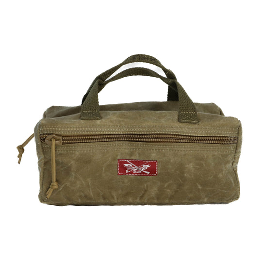 Armageddon Gear Waxed Canvas Dopp Kit-Top Zip Utility Pouch-Luggage-Tan-Kevin's Fine Outdoor Gear & Apparel