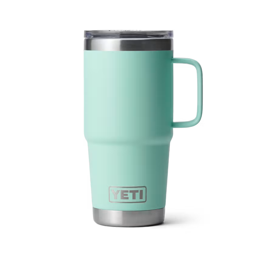 YETI Rambler Travel 20 oz Mug with Stronghold Lid-Hunting/Outdoors-Seafoam-Kevin's Fine Outdoor Gear & Apparel