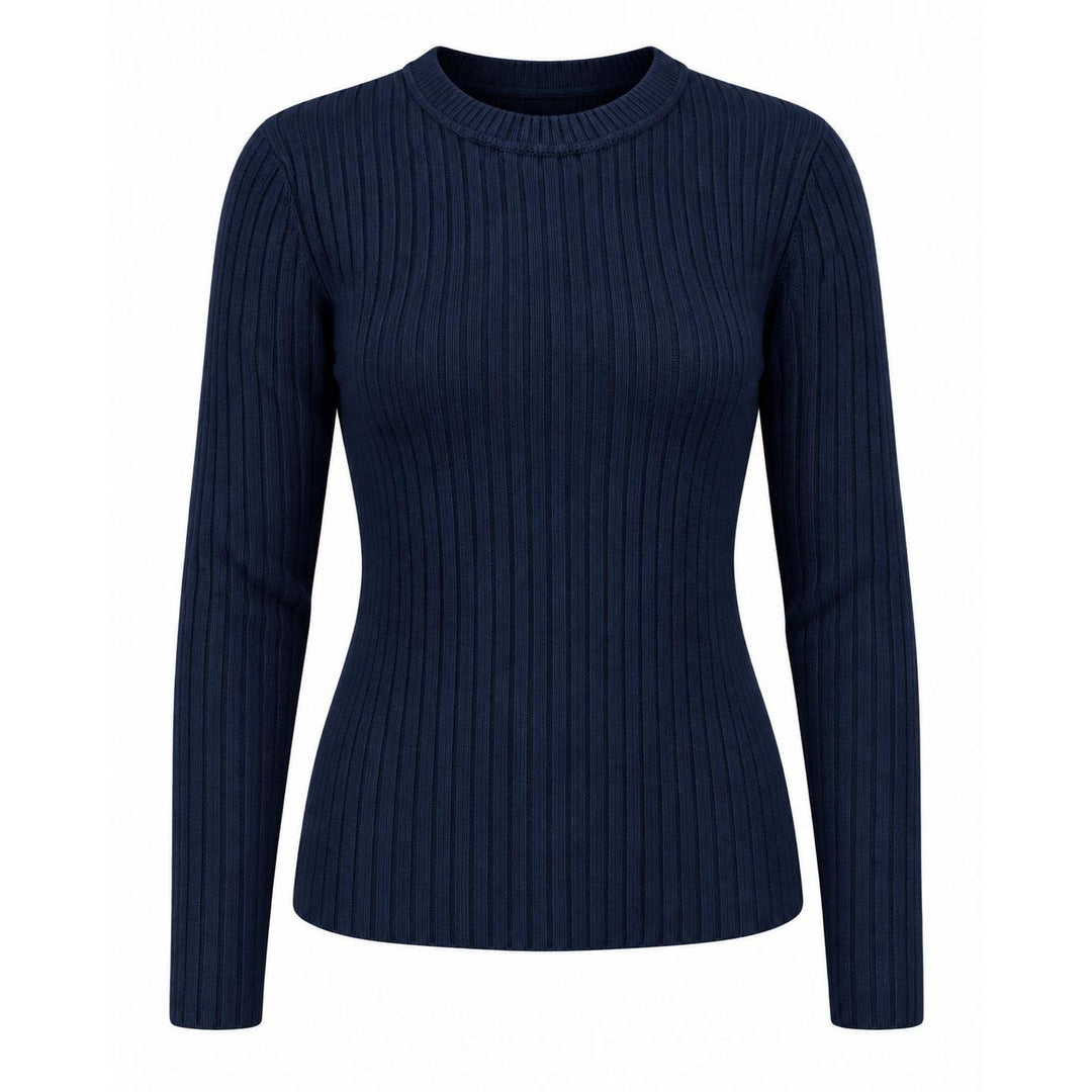 Autumn Cashmere Rib Crew