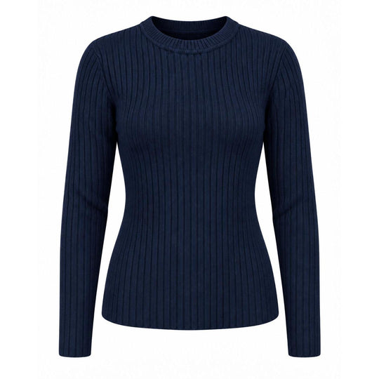 Autumn Cashmere Rib Crew