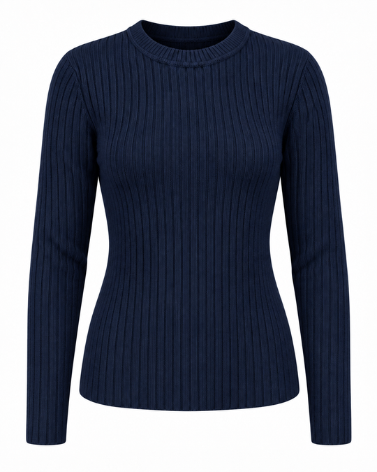 Autumn Cashmere Rib Crew