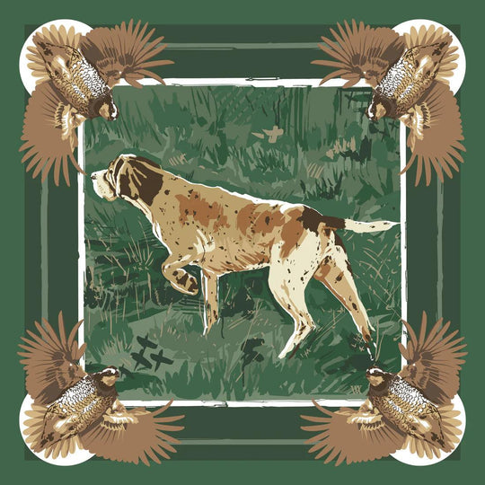 English Pointer Pocket Squares