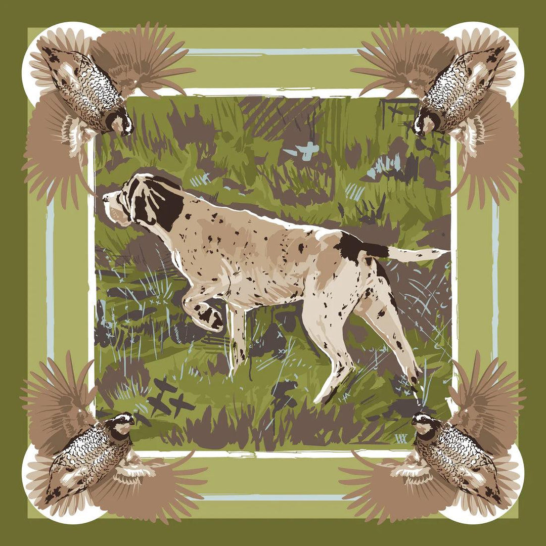 English Pointer Pocket Squares