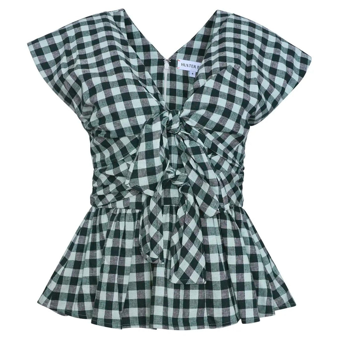Hunter Bell Everly Top-Women's Clothing-Hamilton Check-2-Kevin's Fine Outdoor Gear & Apparel
