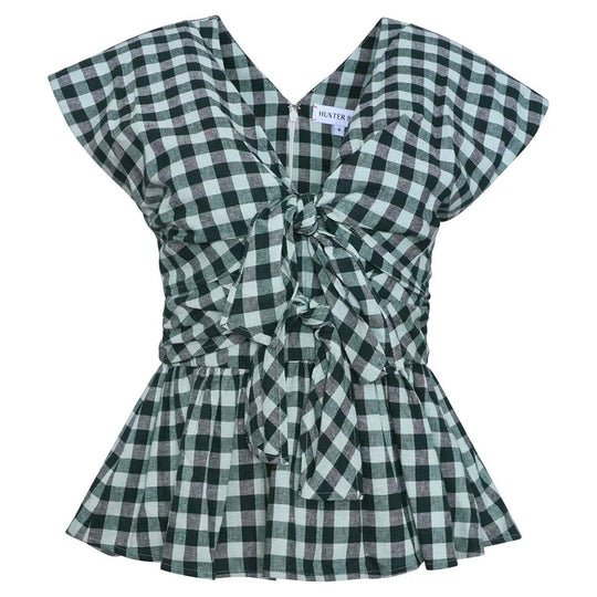 Hunter Bell Everly Top-Women's Clothing-Hamilton Check-2-Kevin's Fine Outdoor Gear & Apparel
