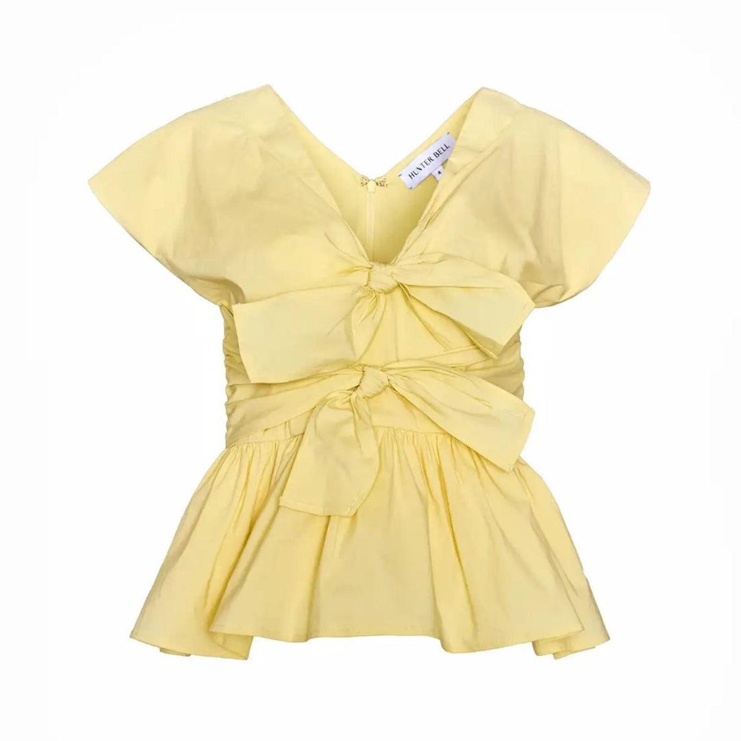Hunter Bell Everly Top-Women's Clothing-Lemon Meringue-2-Kevin's Fine Outdoor Gear & Apparel