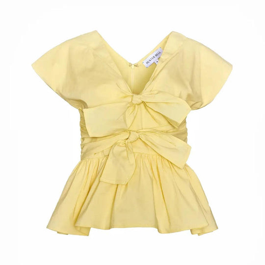 Hunter Bell Everly Top-Women's Clothing-Lemon Meringue-2-Kevin's Fine Outdoor Gear & Apparel