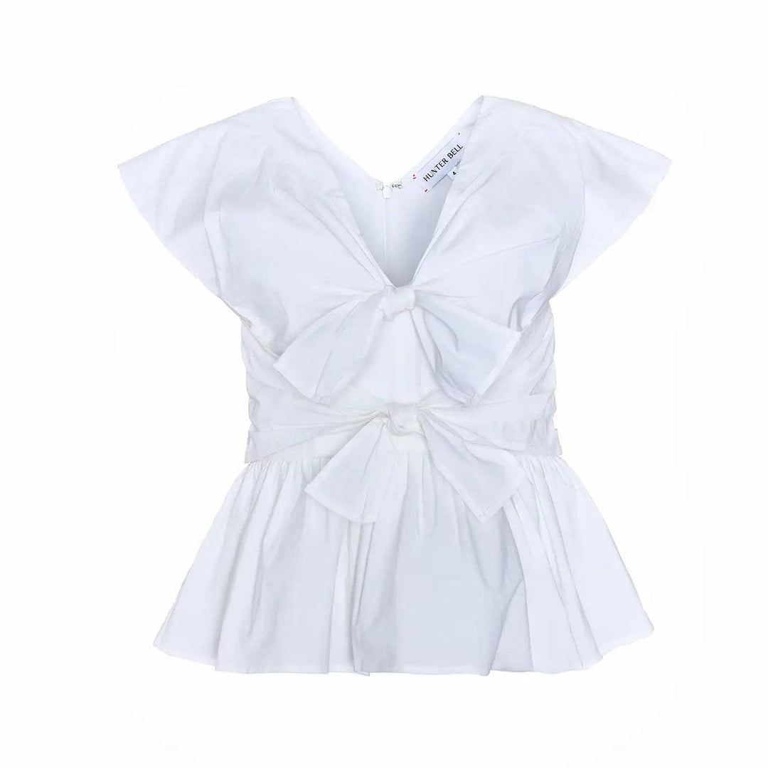 Hunter Bell Everly Top-Women's Clothing-White-2-Kevin's Fine Outdoor Gear & Apparel