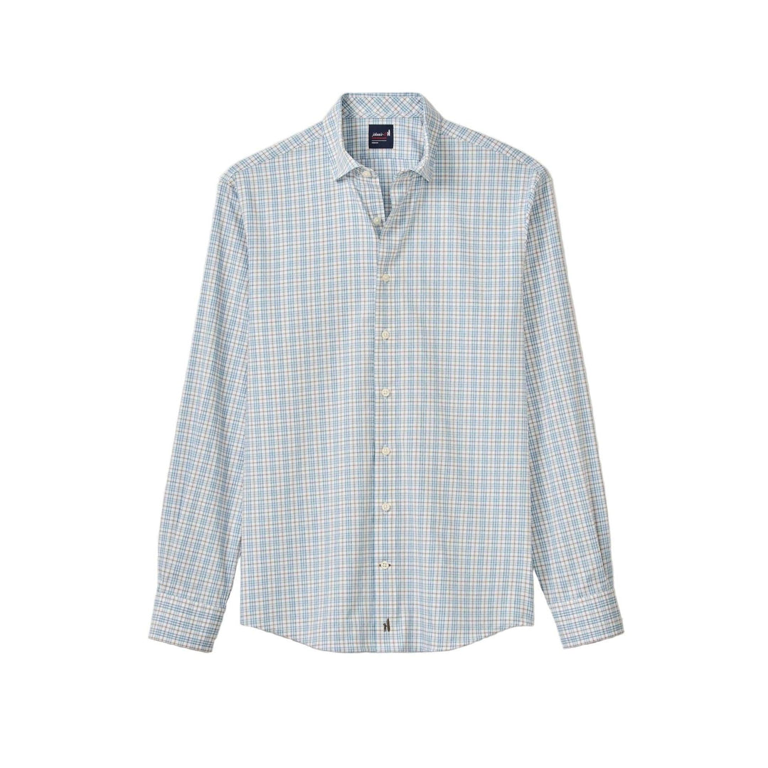 Johnnie-O Ferdinand Long Sleeve Button Down Shirt-Men's Clothing-White-S-Kevin's Fine Outdoor Gear & Apparel