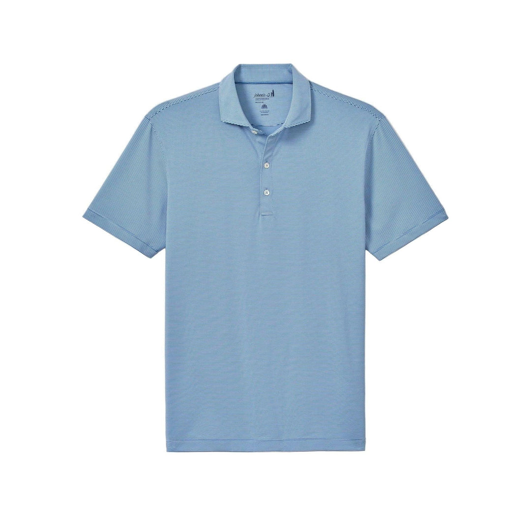 Johnnie-O Lyndonn Stripe Performance Jersey Polo-Men's Clothing-Kona Lake-S-Kevin's Fine Outdoor Gear & Apparel