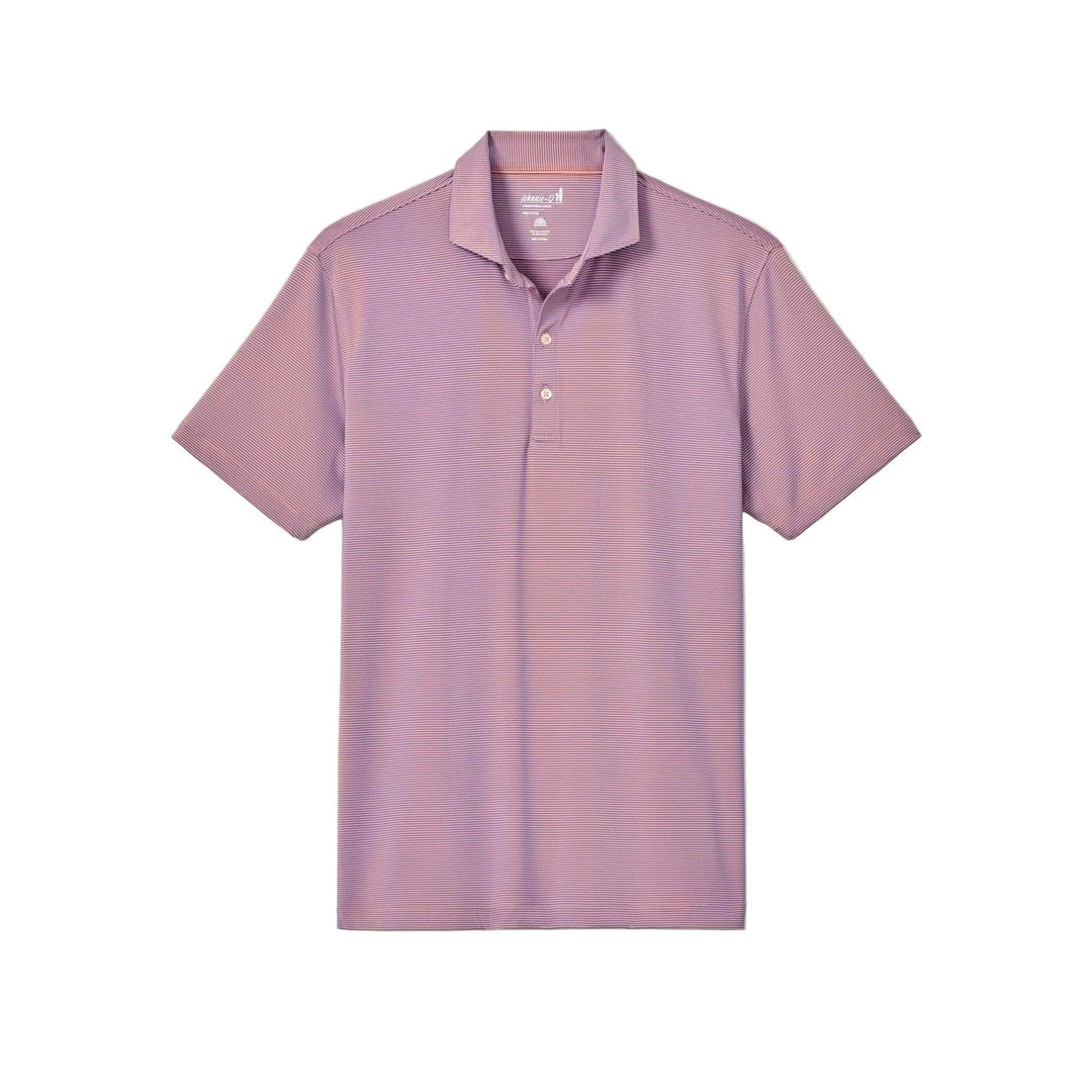 Johnnie-O Lyndonn Stripe Performance Jersey Polo-Men's Clothing-Mango-S-Kevin's Fine Outdoor Gear & Apparel