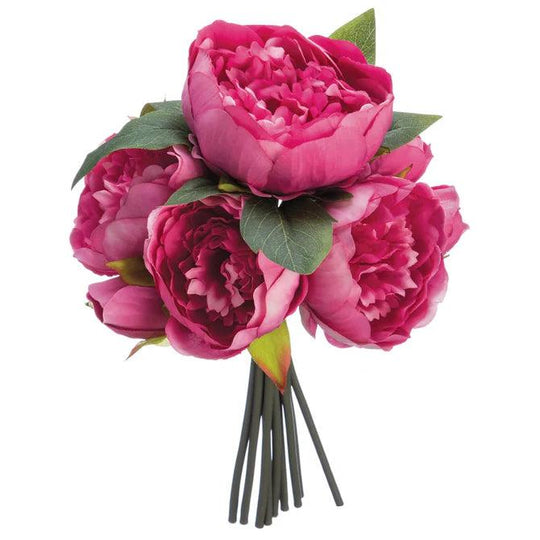 12" Peony Silk Bouquet-Home/Giftware-Beauty-Kevin's Fine Outdoor Gear & Apparel