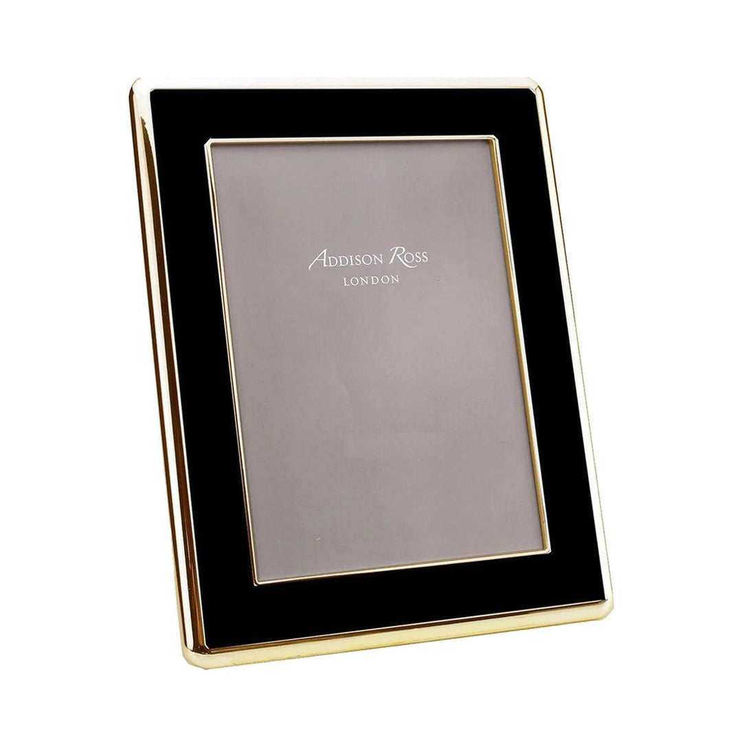 Wide, Curved Enamel Frame-Home/Giftware-Black & Gold-5" x 7"-Kevin's Fine Outdoor Gear & Apparel