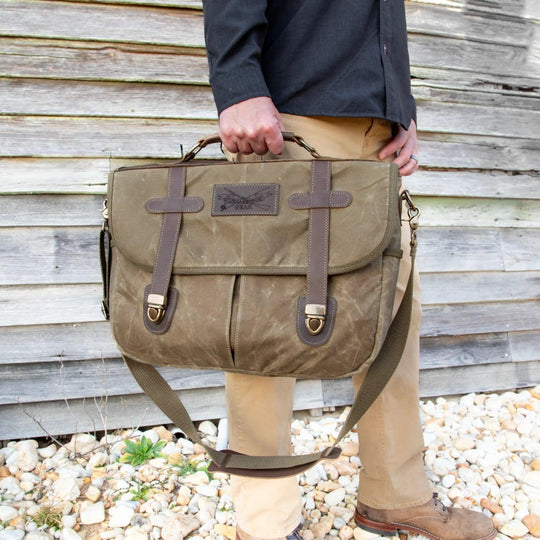 Armageddon Gear Waxed Canvas Field Briefcase-Luggage-Kevin's Fine Outdoor Gear & Apparel
