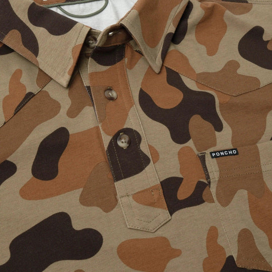 Poncho The Dove Stool Field Polo Shirt-Men's Clothing-Kevin's Fine Outdoor Gear & Apparel