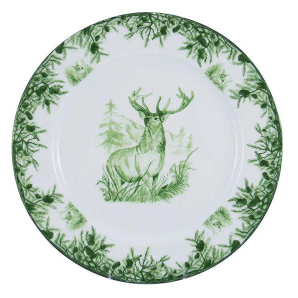 Green Deer 12" Charger-Home/Giftware-Kevin's Fine Outdoor Gear & Apparel